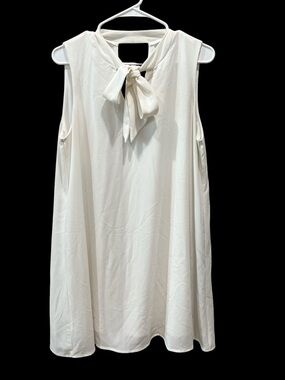 Almost Famous Sleeveless Tie-Neck Midi Dress